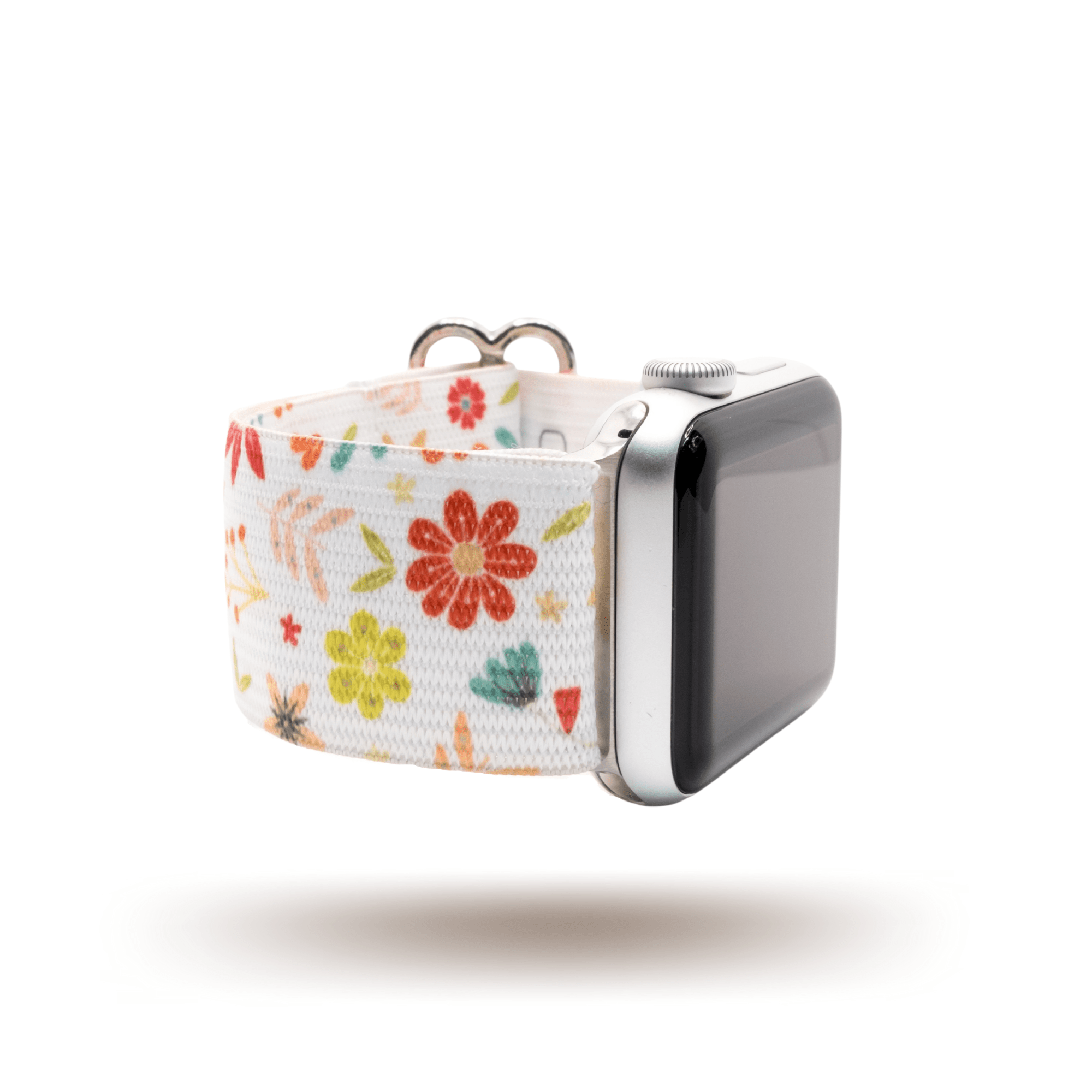 Spring Floral Adjustable Elastic Band for Apple Watch, Fitbit