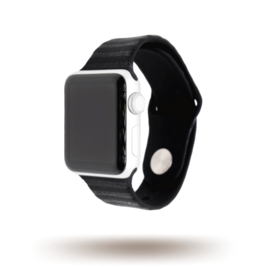Mini Stripe Etched Silicone Apple Watch Band - Dót Outfitters