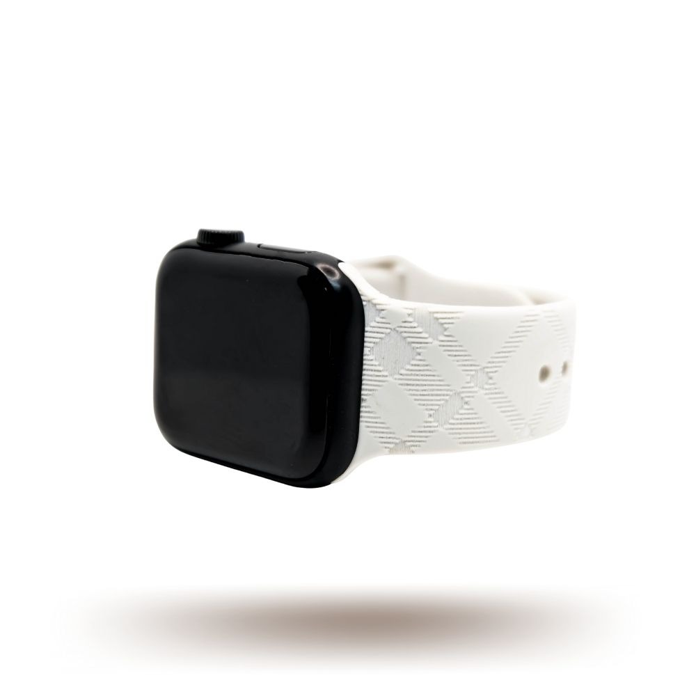 Textured Plaid Etched Silicone Band for Apple Watch - Dót Outfitters