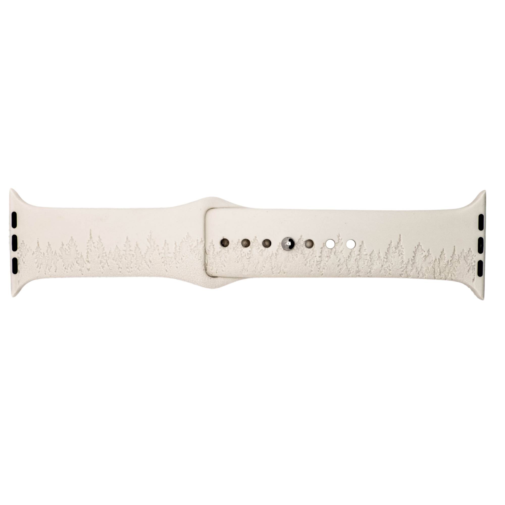apple watch band lv white engraved